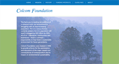 Desktop Screenshot of colcomfdn.org